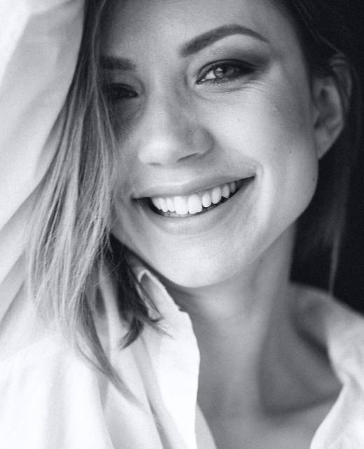 Portrait of a smiling client