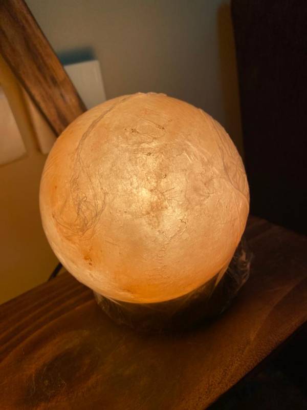 rock salt lamp