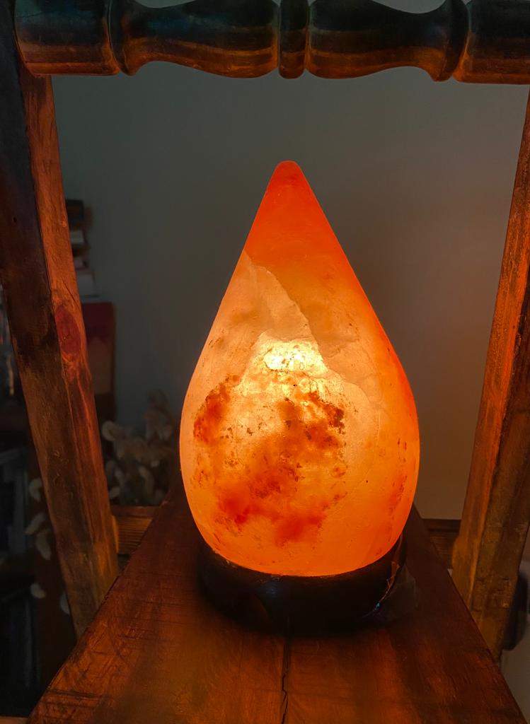 rock salt lamp